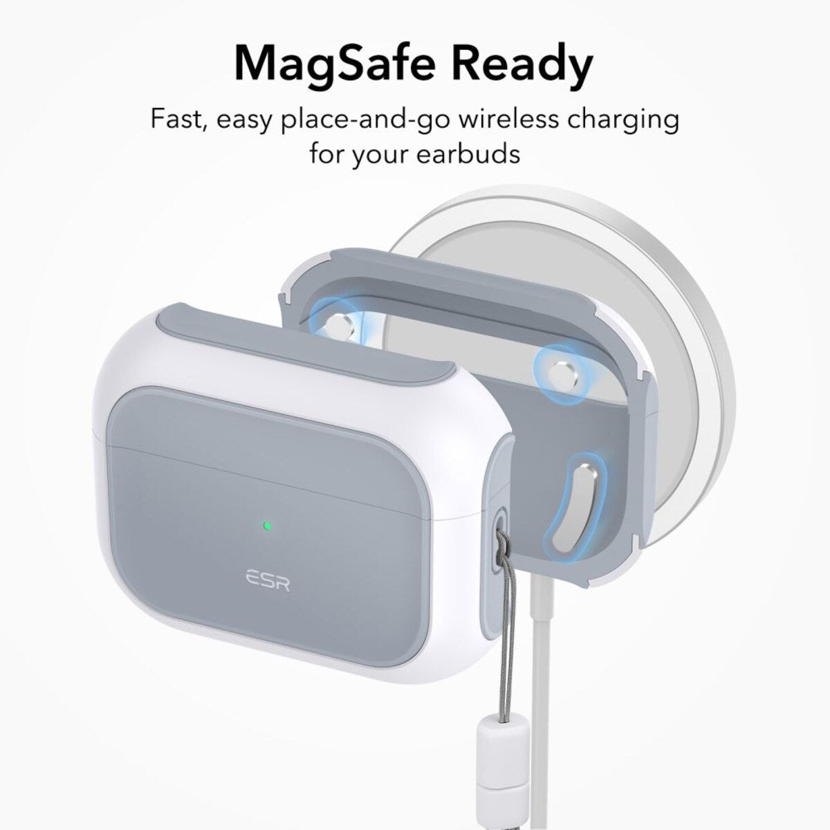 Futrola ESR Orbit Hybrid za Apple Airpods Pro 3, Bela