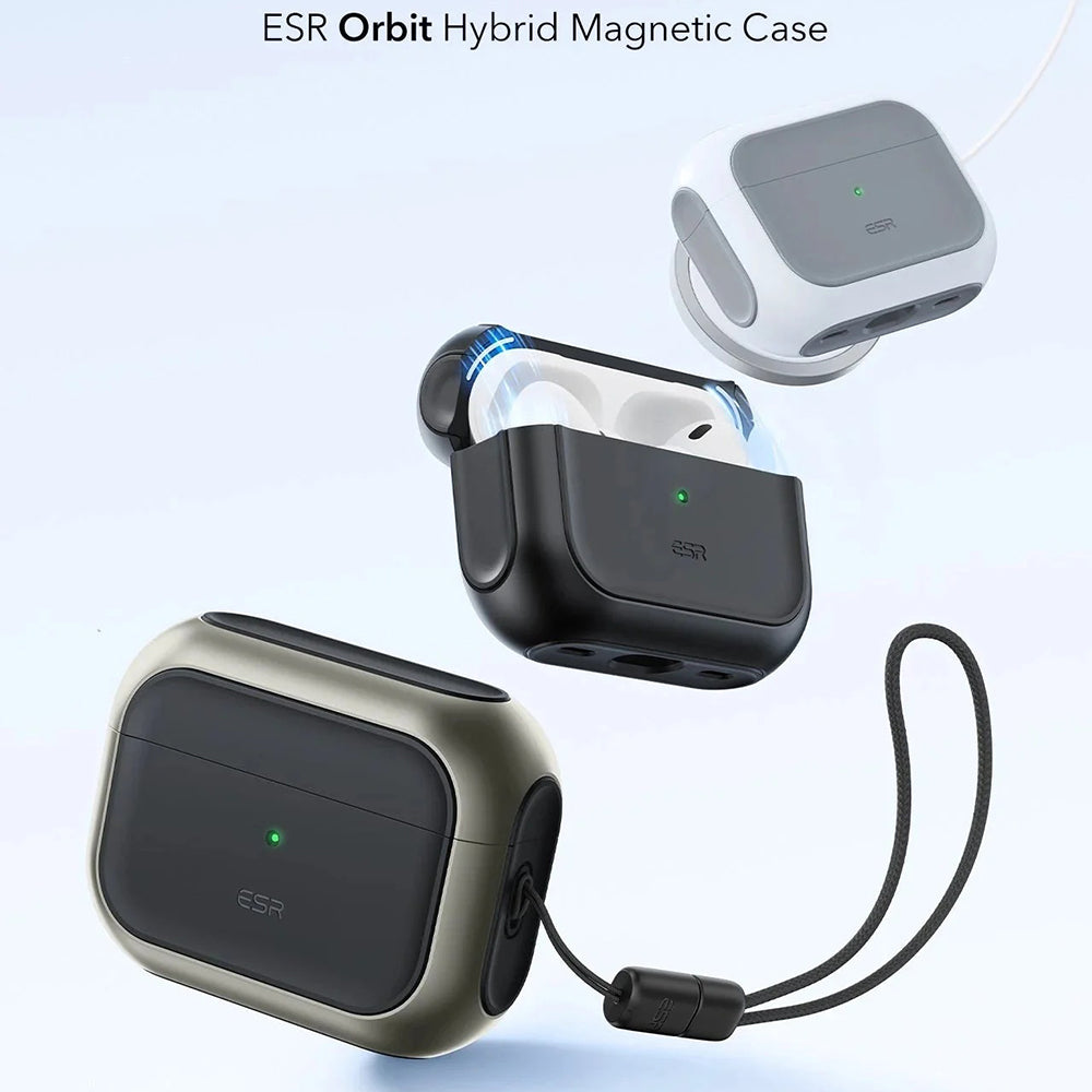 Futrola ESR Orbit Hybrid za Apple AirPods Pro 3, Siva