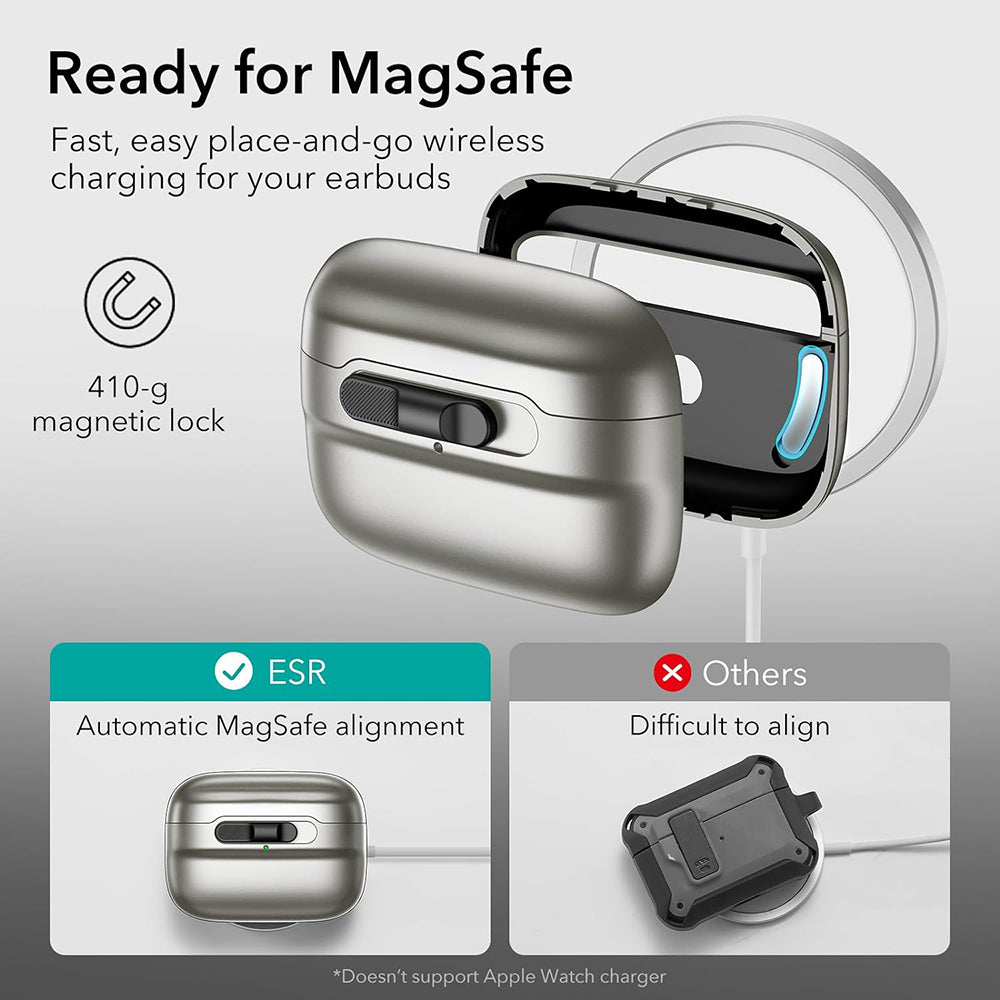 Futrola ESR Pulse za Apple AirPods Pro seriju, Siva