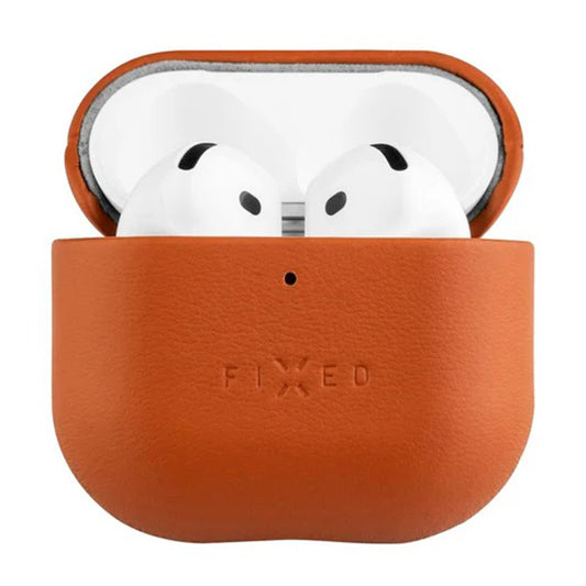 Futrola Fixed PodsLeather za Apple AirPods 4, Braon