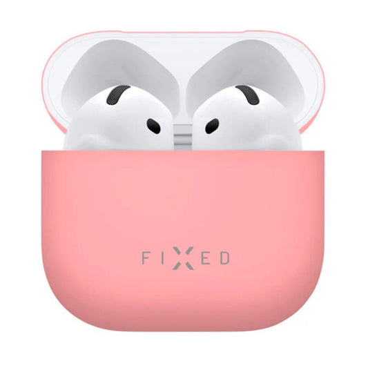 Futrola Fixed Silky za Apple AirPods 4, Roze