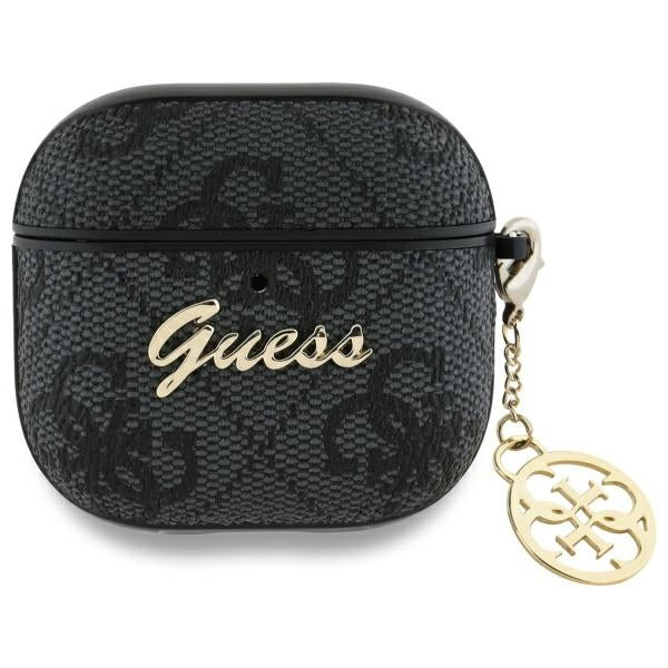 Futrola Guess 4G Charm za Apple AirPods 4, Crna