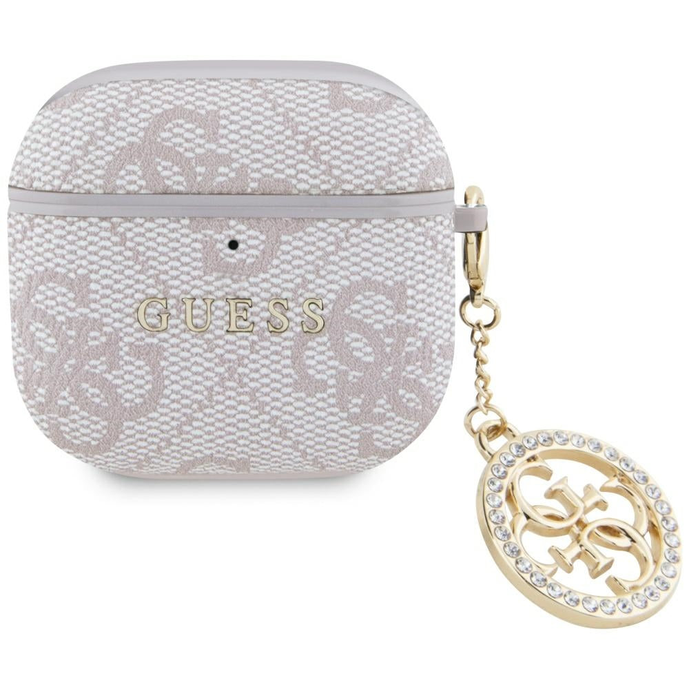 Futrola Guess 4G Strass Charm za Apple AirPods 4, Roze