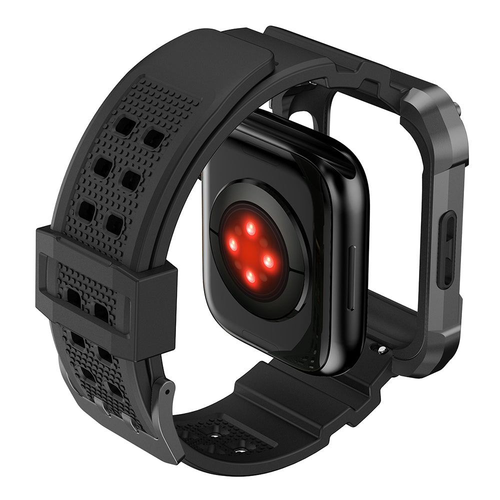 Kaiš Lito RuggedArmor za Apple Watch 44mm seriju, sivi