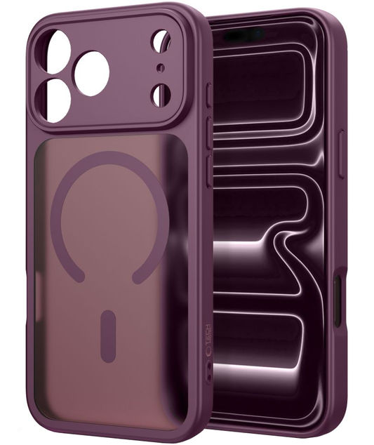 MagSafe futrola za Apple iPhone 18 Pro / 17 Pro, Tech-Protect, BasicMag, Mat bordo