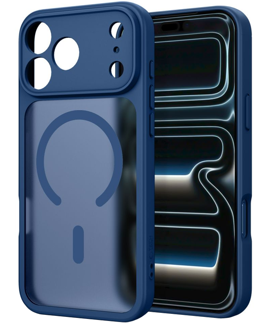 MagSafe futrola za Apple iPhone 18 Pro Max / 17 Pro Max, Tech-Protect, BasicMag, Mat Tamnoplava