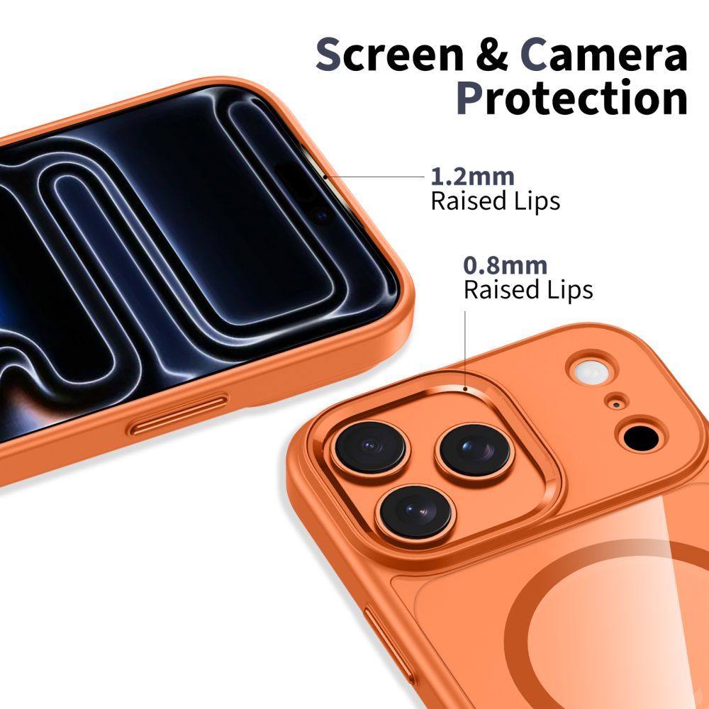 Futrola MagSafe za Apple iPhone 17 Pro, Tech-Protect, Magmat, Narandžasta