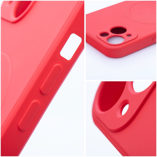 Futrola MagSafe za Apple iPhone 17e / 16e, OEM, Silicone Mag, Crvena
