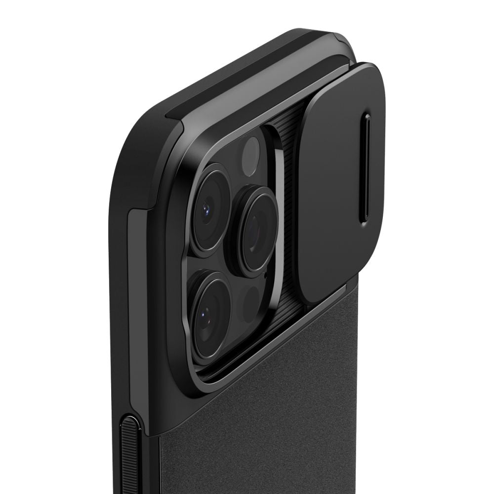 Futrola MagSafe za Apple iPhone 16 Pro, Spigen, OPTIK ARMOR, Crna ACS08149