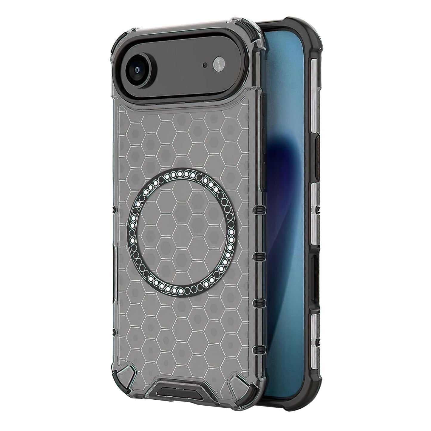 Futrola MagSafe za Apple iPhone 17 Air, Techsuit, HoneyComb Shield, Crna