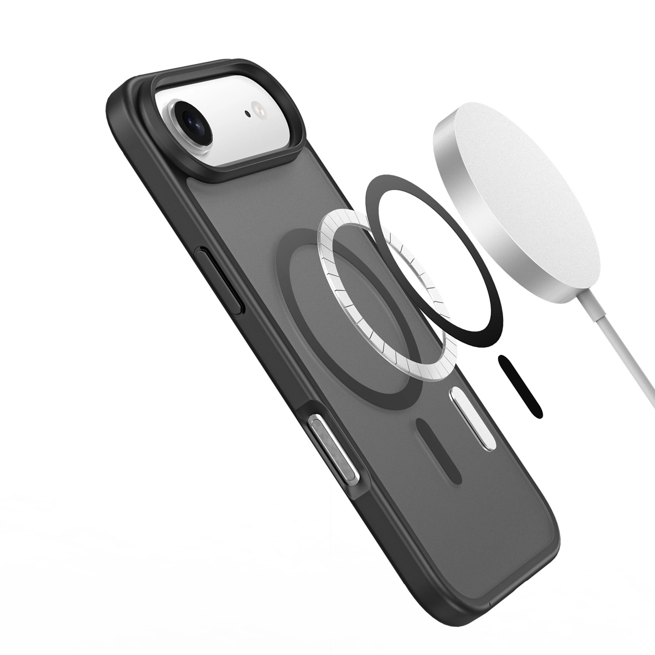 Futrola MagSafe za Apple iPhone 17 Air, DUX DUCIS, Yind, Crna