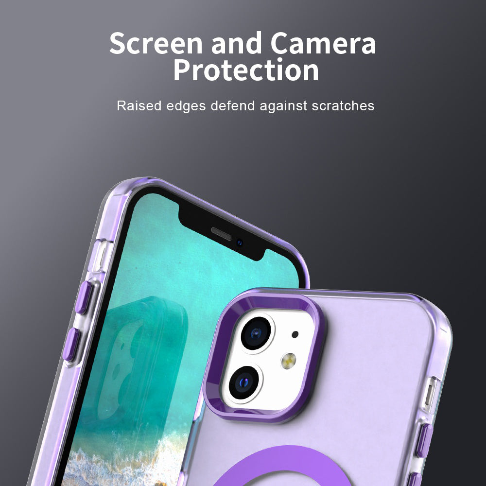 MagSafe futrola za Apple iPhone 12 / 12 Pro, Techsuit, CandyCase, Ljubičasta