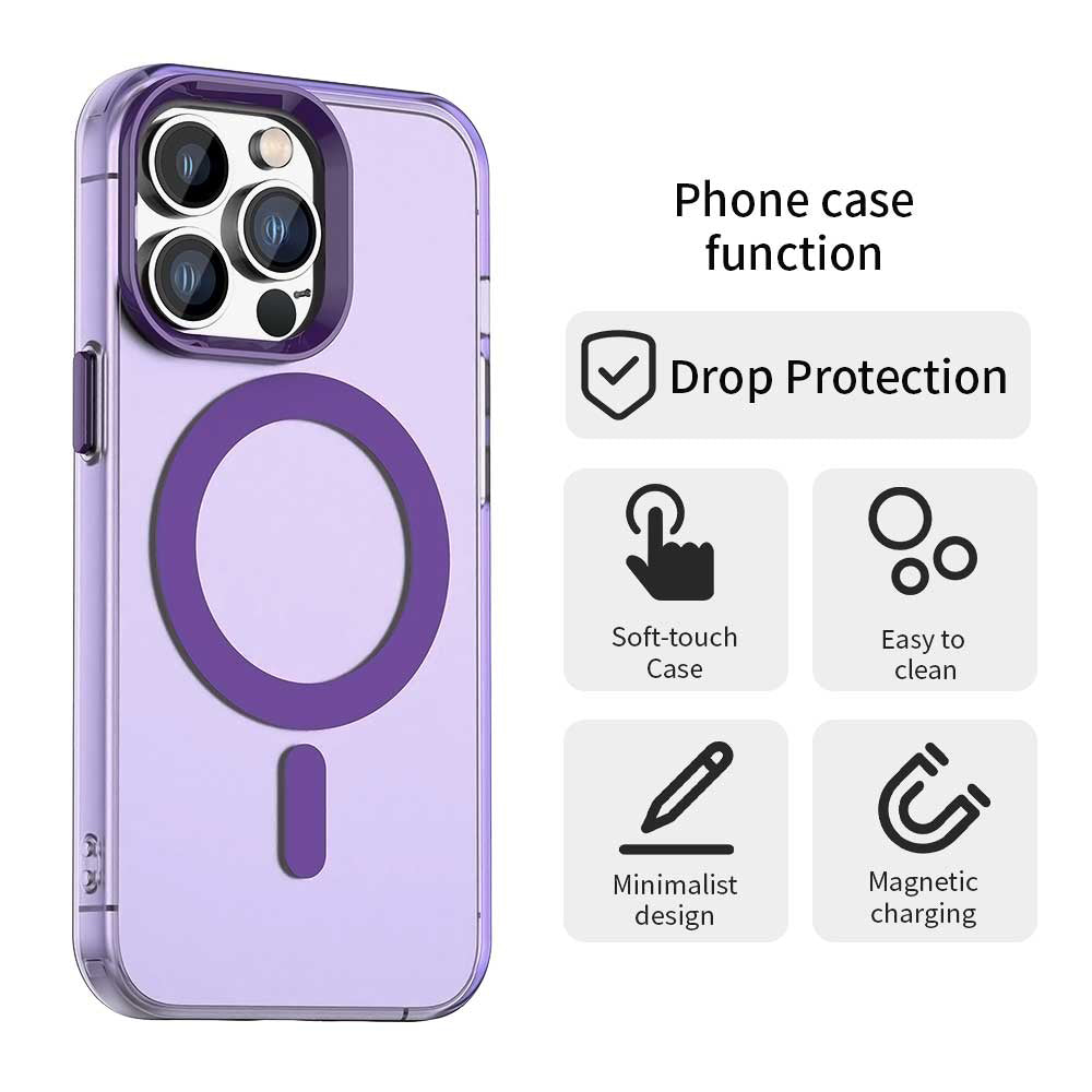MagSafe futrola za Apple iPhone 12 Pro Max, Techsuit, CandyCase, Ljubičasta