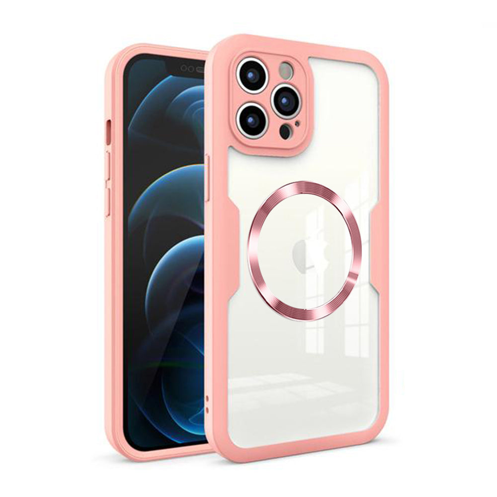 MagSafe futrola za Apple iPhone 12 Pro Max, Techsuit, ColorVerse 360, Roze