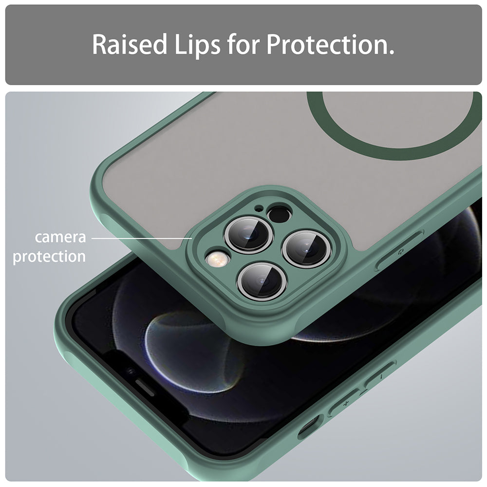 MagSafe futrola za Apple iPhone 12 Pro Max, Techsuit, HaloFrost II, Zelena