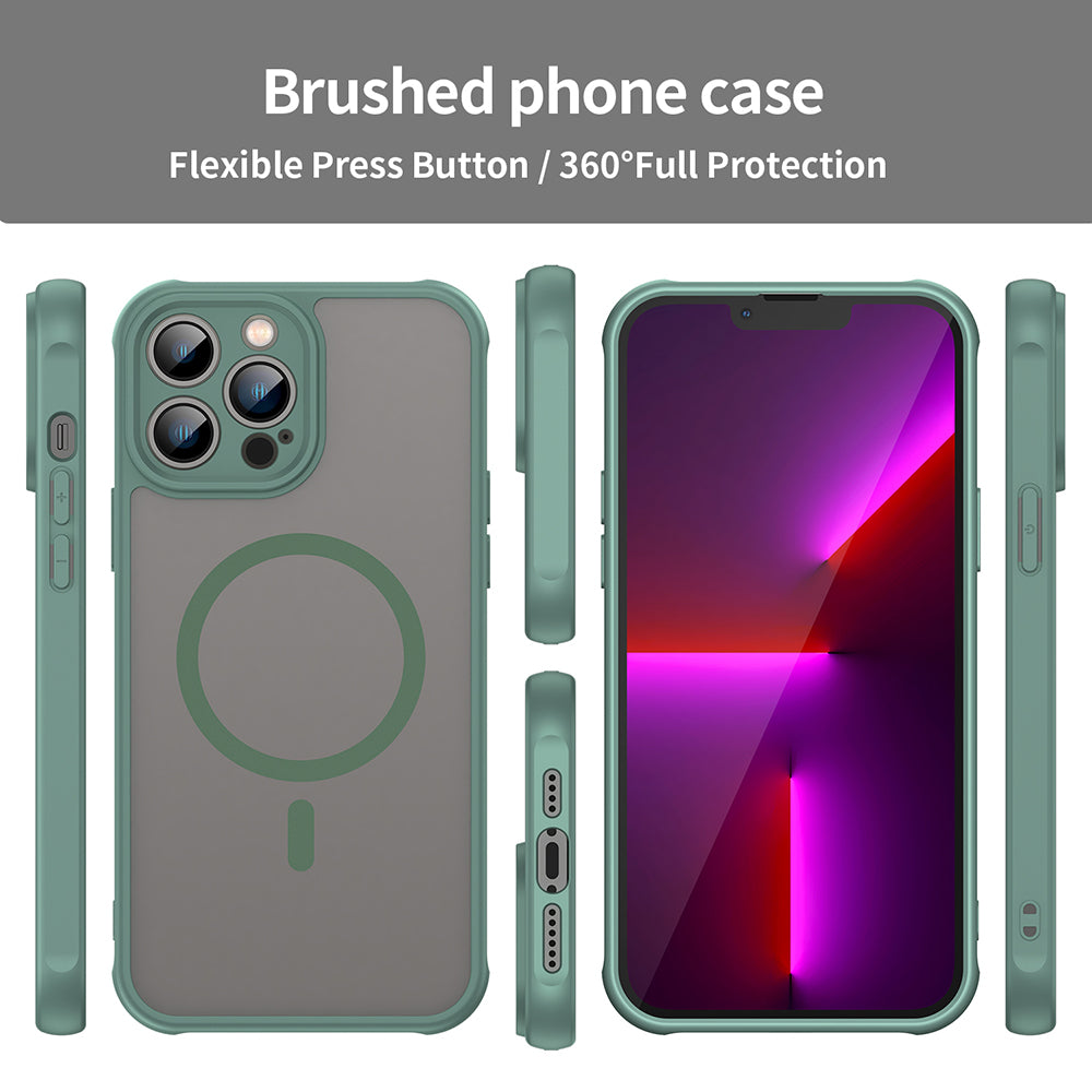 MagSafe futrola za Apple iPhone 13 Pro Max, Techsuit, HaloFrost II, Zelena