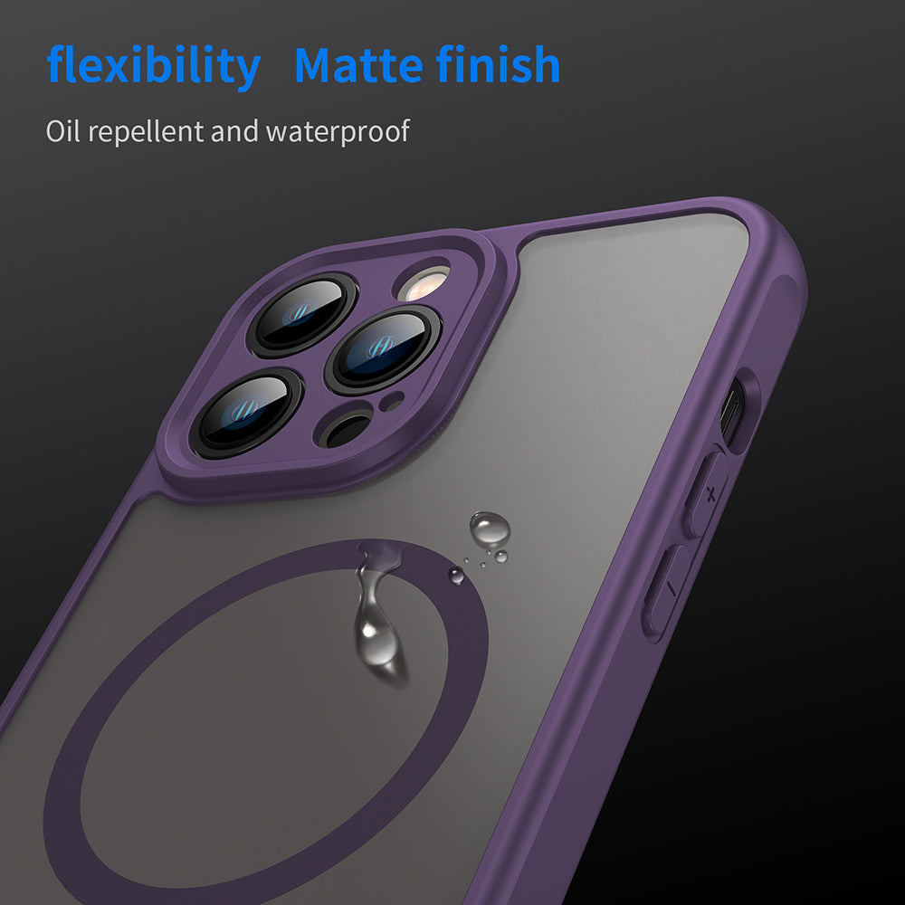 MagSafe futrola za Apple iPhone 13 Pro, Techsuit, HaloFrost II, Ljubičasta