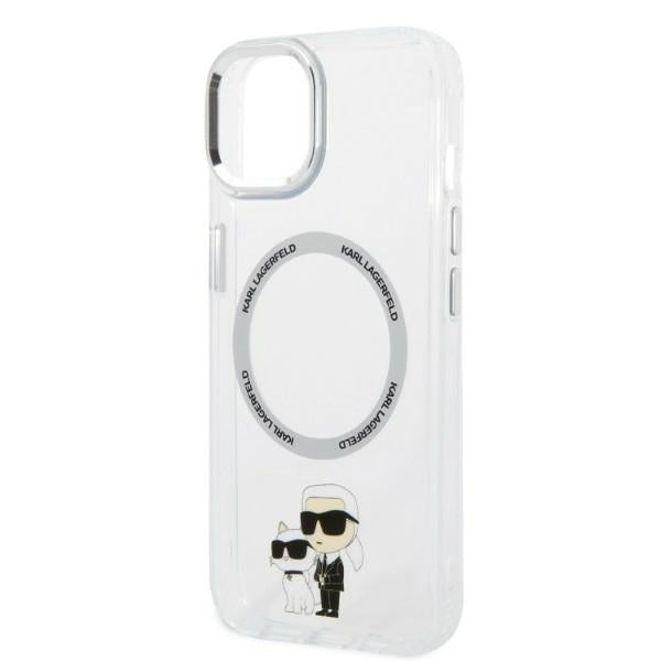 Futrola MagSafe za Apple iPhone 14 Plus, Karl Lagerfeld, Ikonik Karl & Choupette, Providna