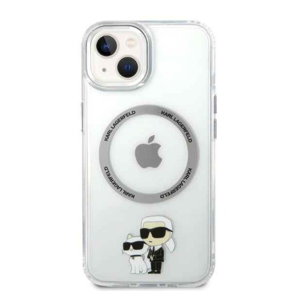 Futrola MagSafe za Apple iPhone 14 Plus, Karl Lagerfeld, Ikonik Karl & Choupette, Providna