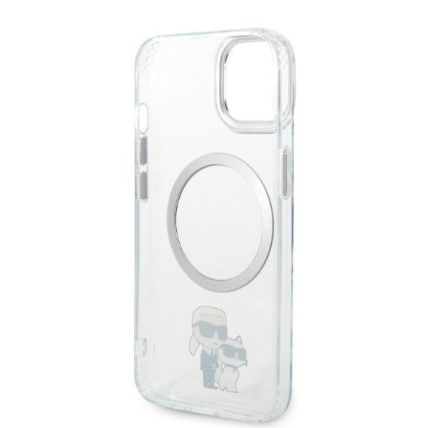 Futrola MagSafe za Apple iPhone 14 Plus, Karl Lagerfeld, Ikonik Karl & Choupette, Providna