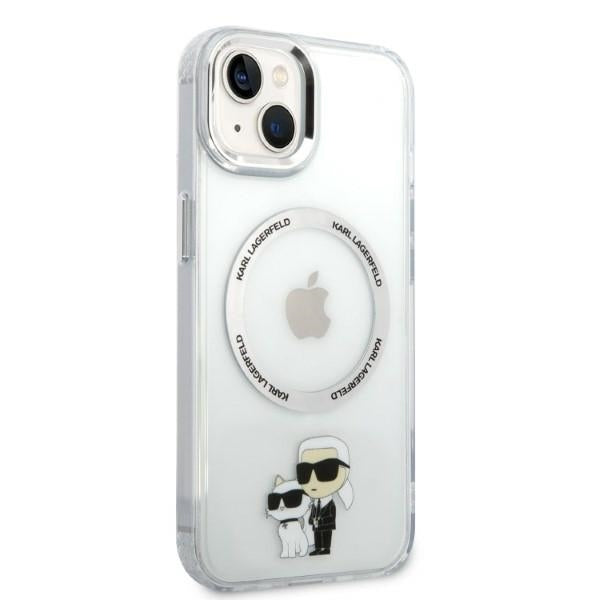 Futrola MagSafe za Apple iPhone 14 Plus, Karl Lagerfeld, Ikonik Karl & Choupette, Providna