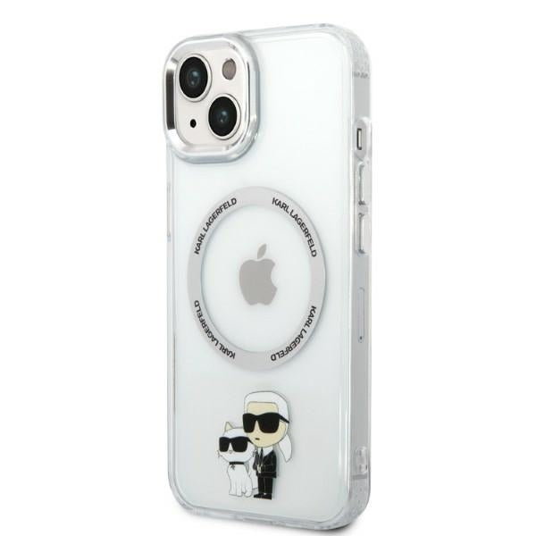 Futrola MagSafe za Apple iPhone 14 Plus, Karl Lagerfeld, Ikonik Karl & Choupette, Providna