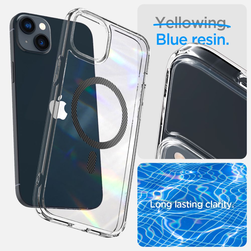 Futrola MagSafe za Apple iPhone 14 Plus, Spigen, Ultra Hybrid Carbon, Providna
