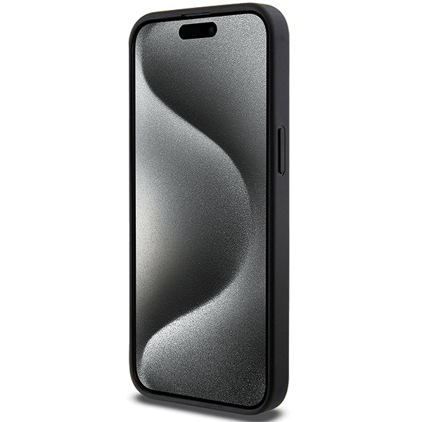 Futrola MagSafe za Apple iPhone 14 Pro Max, Karl Lagerfeld, Saffiano Gripstand Choupette, Crna