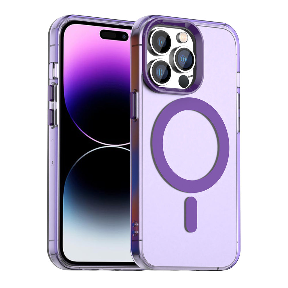 MagSafe futrola za Apple iPhone 14 Pro Max, Techsuit, CandyCase, Ljubičasta