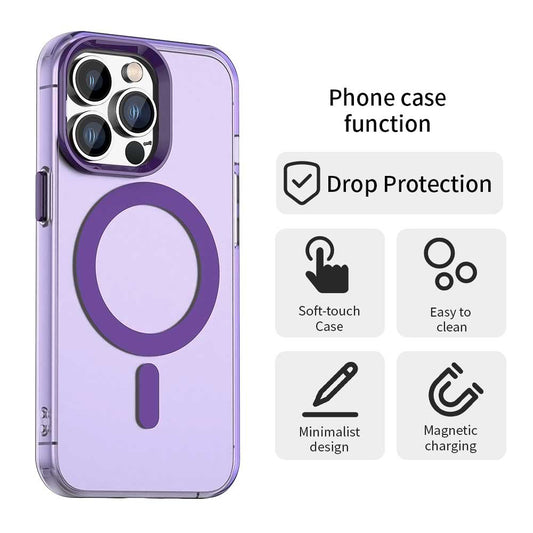 MagSafe futrola za Apple iPhone 14 Pro Max, Techsuit, CandyCase, Ljubičasta