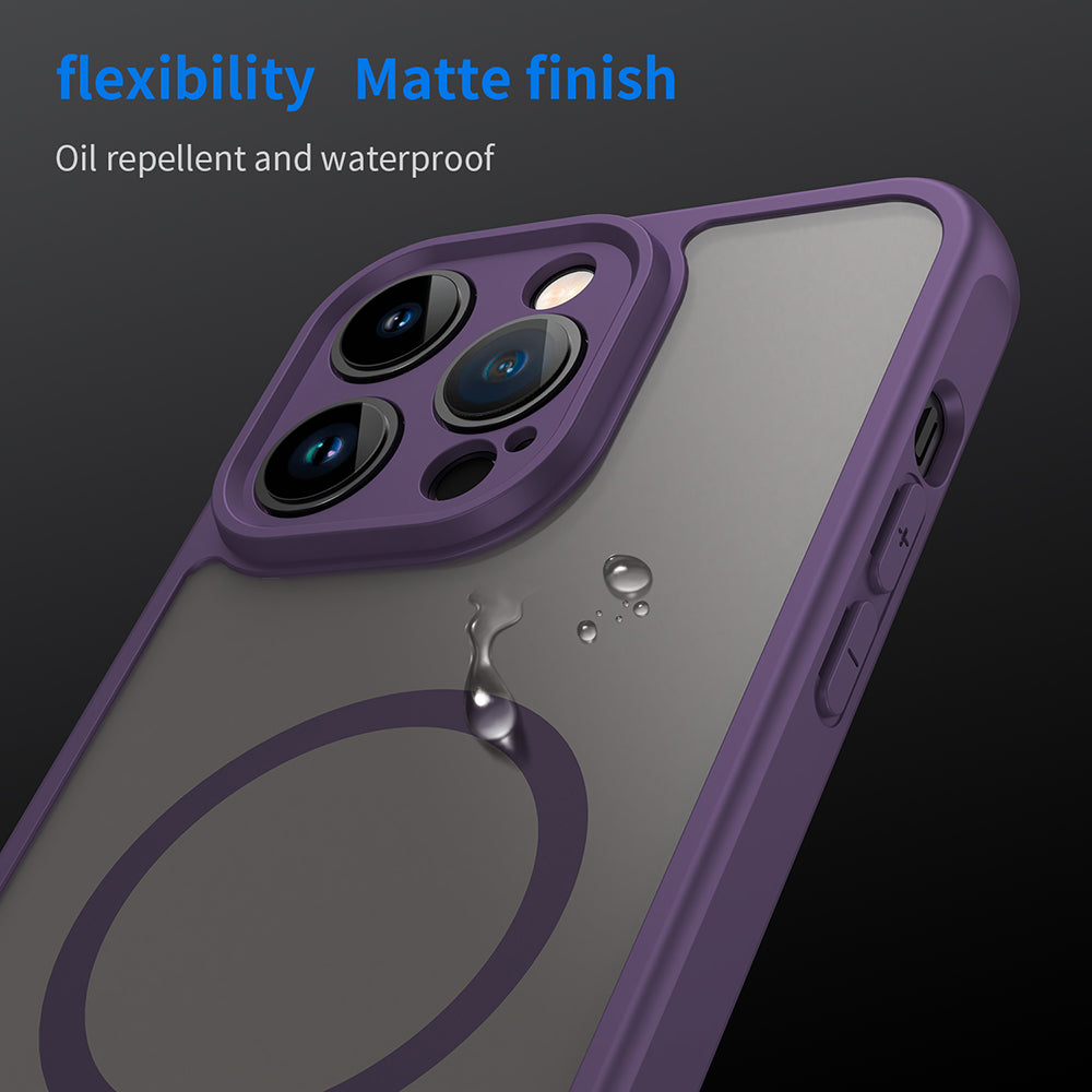 MagSafe futrola za Apple iPhone 14 Pro, Techsuit, HaloFrost II, Ljubičasta
