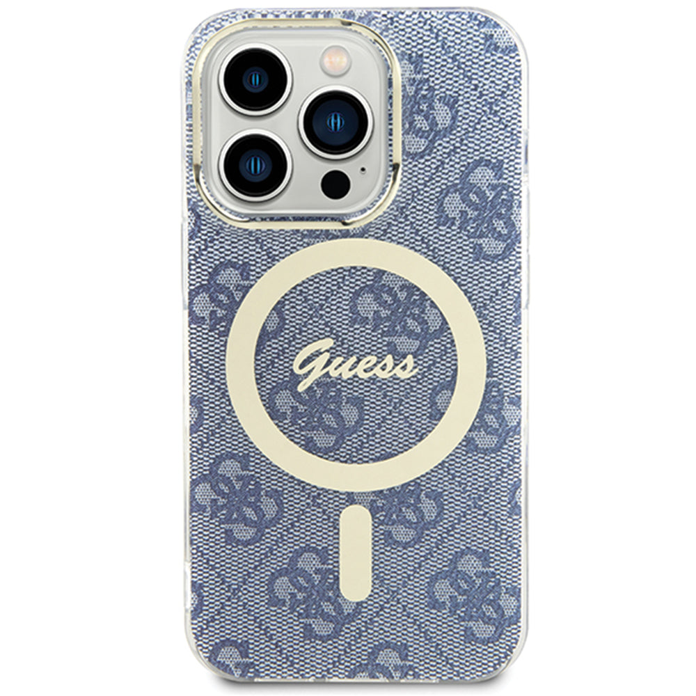 Futrola MagSafe za Apple iPhone 15, Guess, IML 4G, Plava