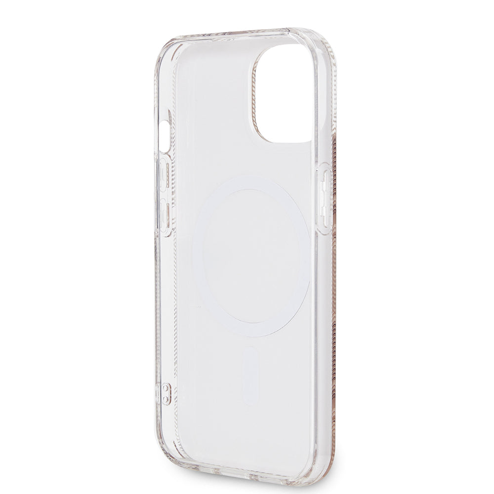 Futrola MagSafe za Apple iPhone 15, Guess, IML Gcube, Braon