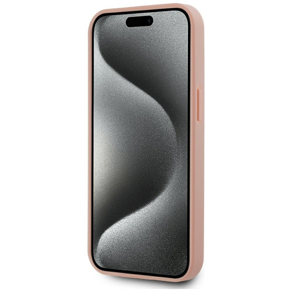 Futrola MagSafe za Apple iPhone 15, Karl Lagerfeld, Hot Stamp, Roze