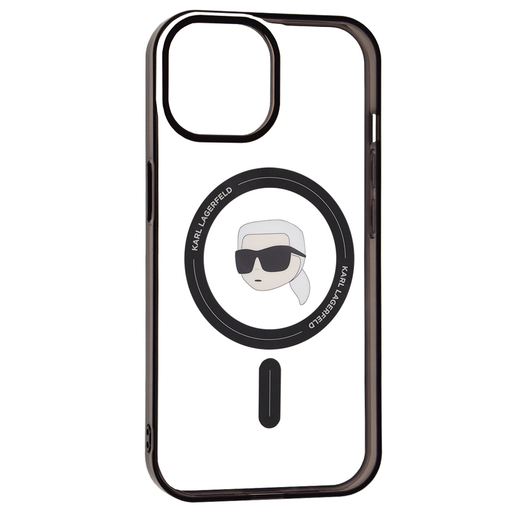 Futrola MagSafe za Apple iPhone 15, Karl Lagerfeld, IML Karl's Head, Providna