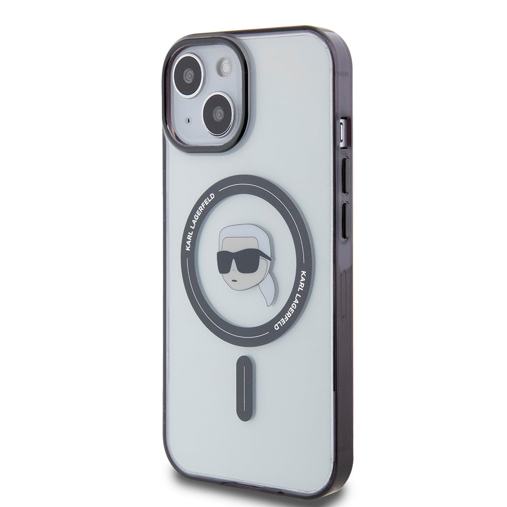 Futrola MagSafe za Apple iPhone 15, Karl Lagerfeld, IML Karl's Head, Providna