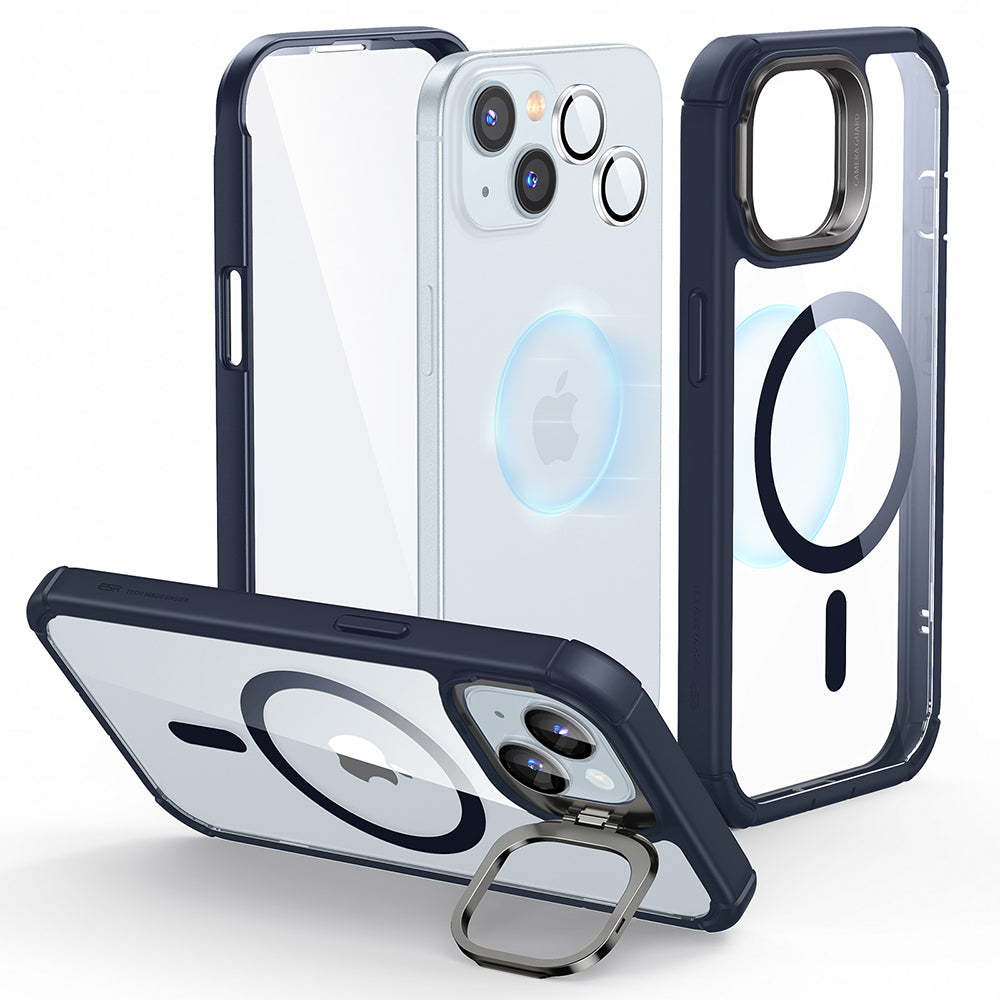 Futrola MagSafe za Apple iPhone 15 Plus, ESR, Armor Tough Kickstand, Transparentno Plava