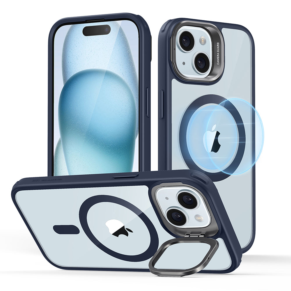 Futrola MagSafe za Apple iPhone 15 Plus, ESR, Classic Hybrid Kickstand, Transparentno Plava