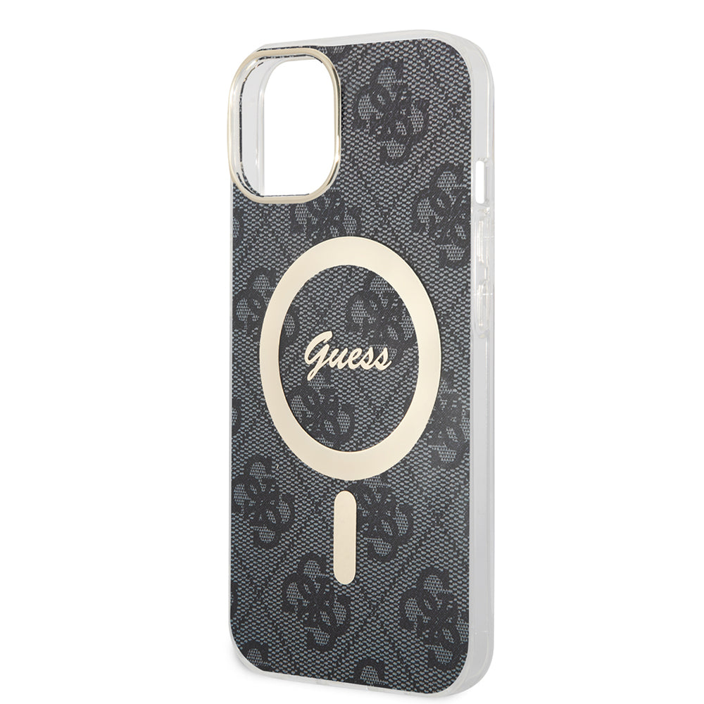 Futrola MagSafe za Apple iPhone 15 Plus, Guess, IML 4G, Crna