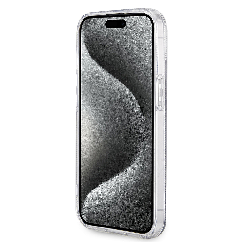 Futrola MagSafe za Apple iPhone 15 Plus, Guess, IML Gcube, Crna