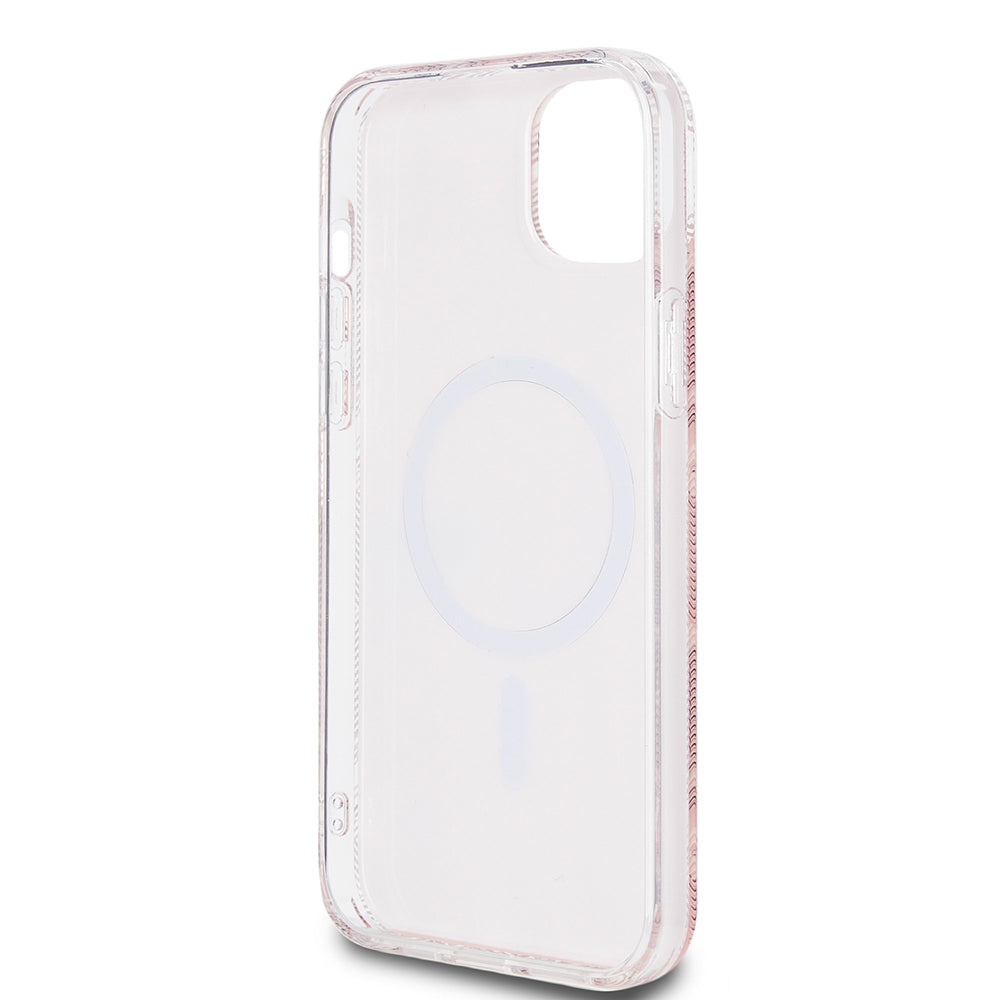 Futrola MagSafe za Apple iPhone 15 Plus, Guess, IML Gcube, Roze