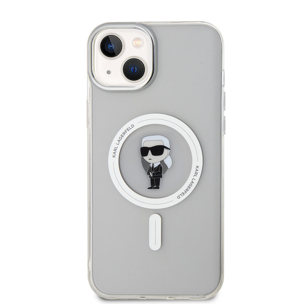 Futrola MagSafe za Apple iPhone 15 Plus, Karl Lagerfeld, IML Ikonik Karl, Providna