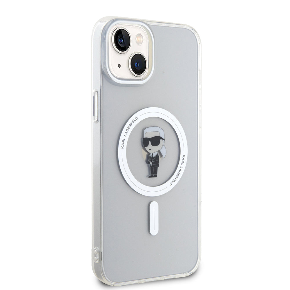 Futrola MagSafe za Apple iPhone 15 Plus, Karl Lagerfeld, IML Ikonik Karl, Providna
