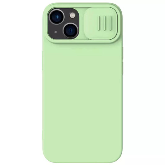 MagSafe futrola za Apple iPhone 15 Plus, Nillkin, CamShield Silky, Svetlo Zelena
