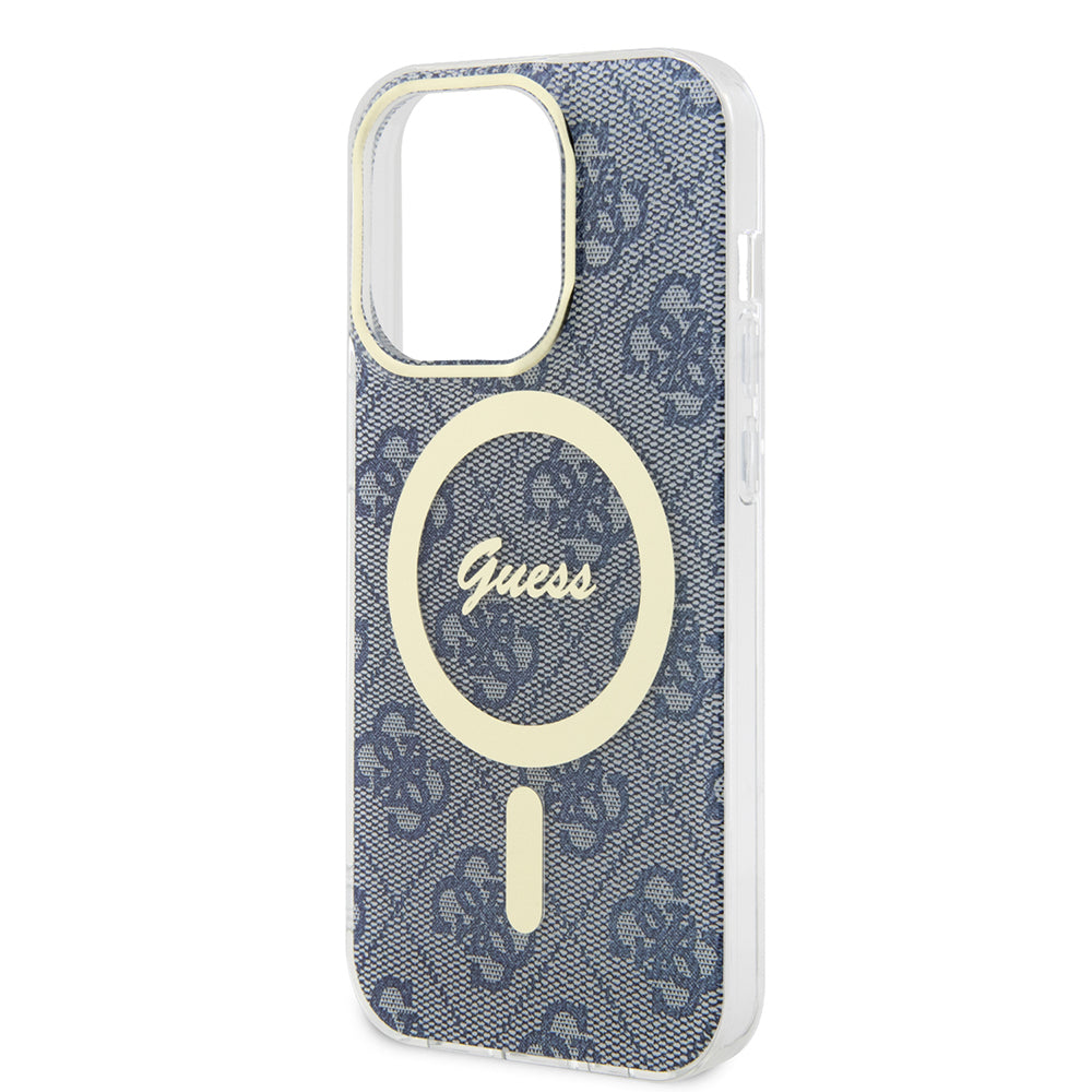 Futrola MagSafe za Apple iPhone 15 Pro, Guess, IML 4G, Plava