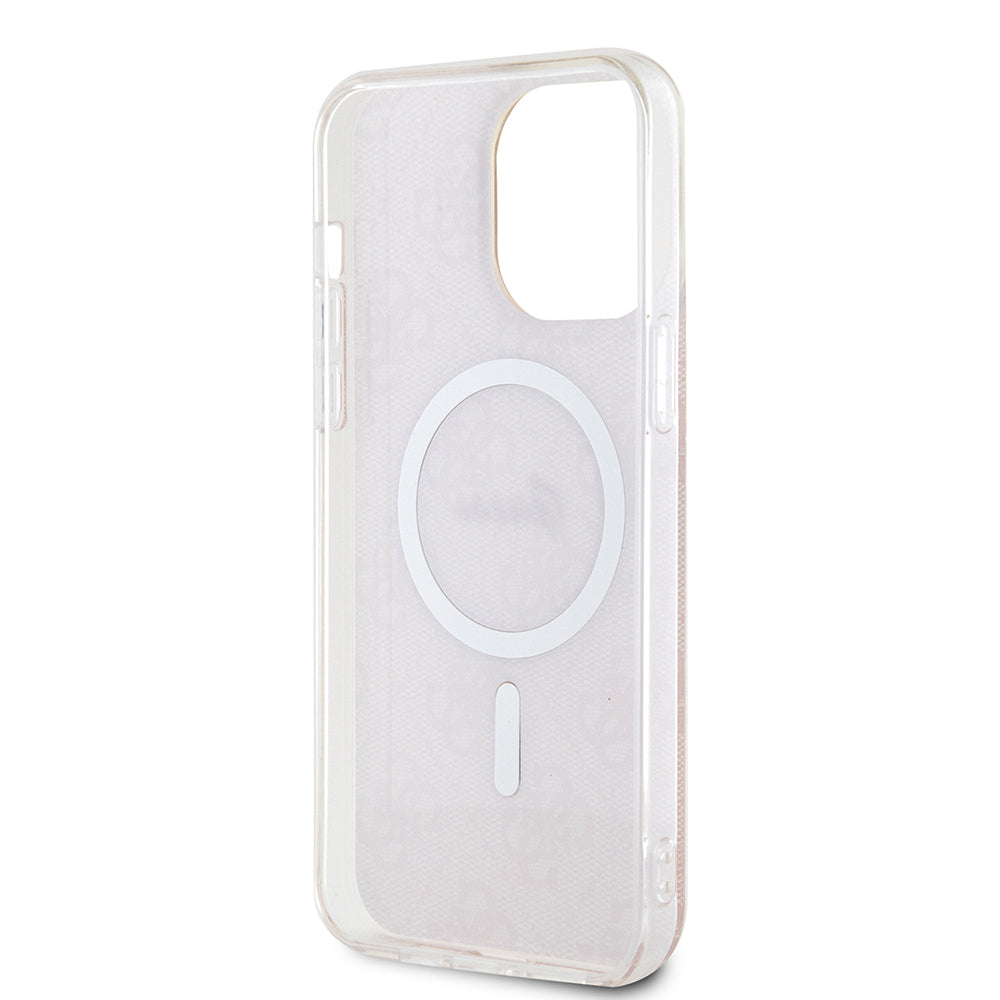 Futrola MagSafe za Apple iPhone 15 Pro, Guess, IML 4G, Roze