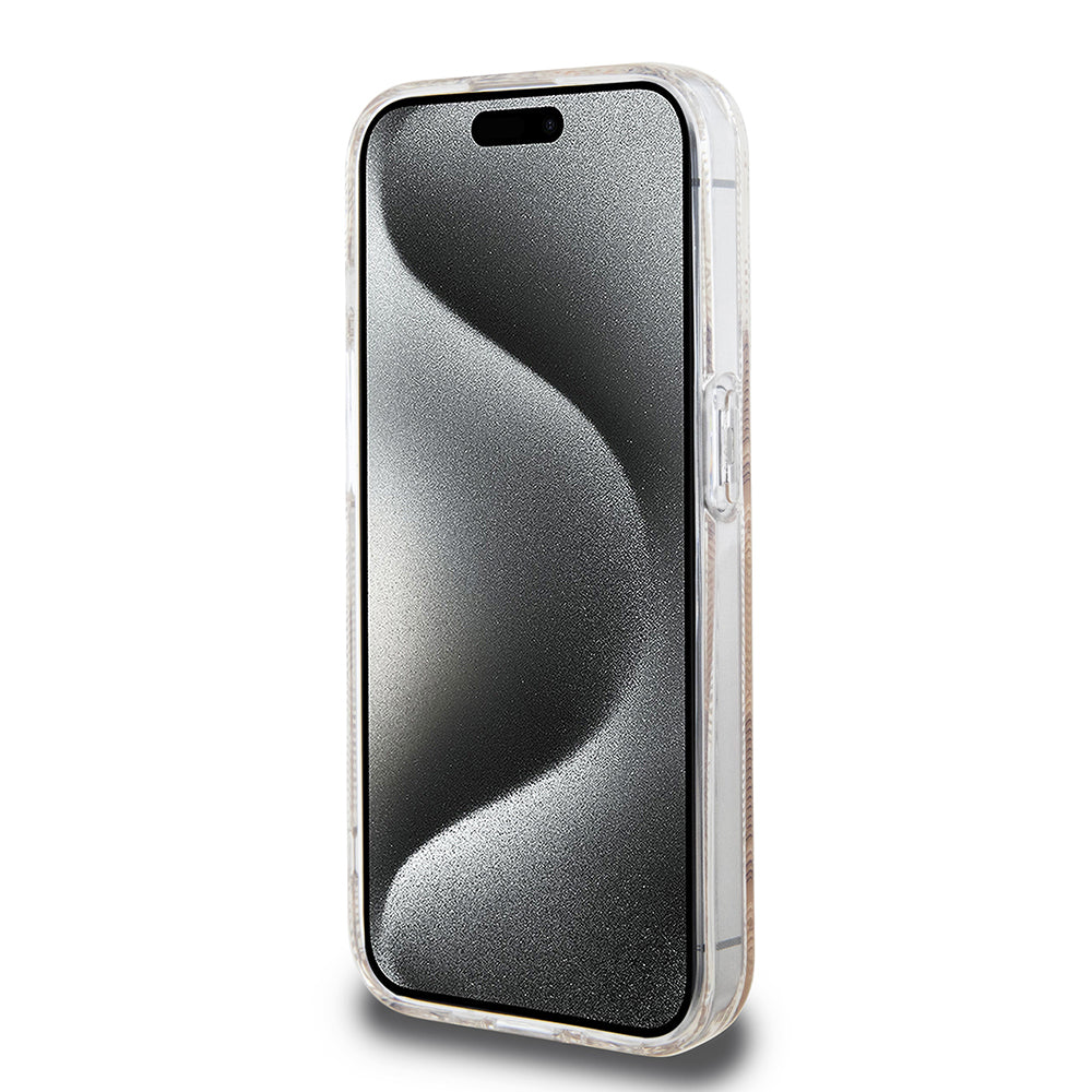 Futrola MagSafe za Apple iPhone 15 Pro, Guess, IML Gcube, Braon