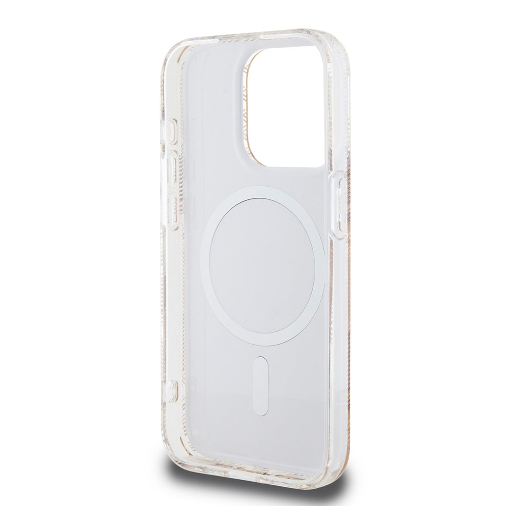 Futrola MagSafe za Apple iPhone 15 Pro, Guess, IML Gcube, Braon