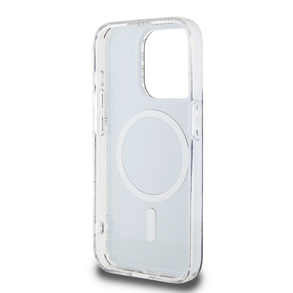 Futrola MagSafe za Apple iPhone 15 Pro, Guess, IML Gcube, Crna