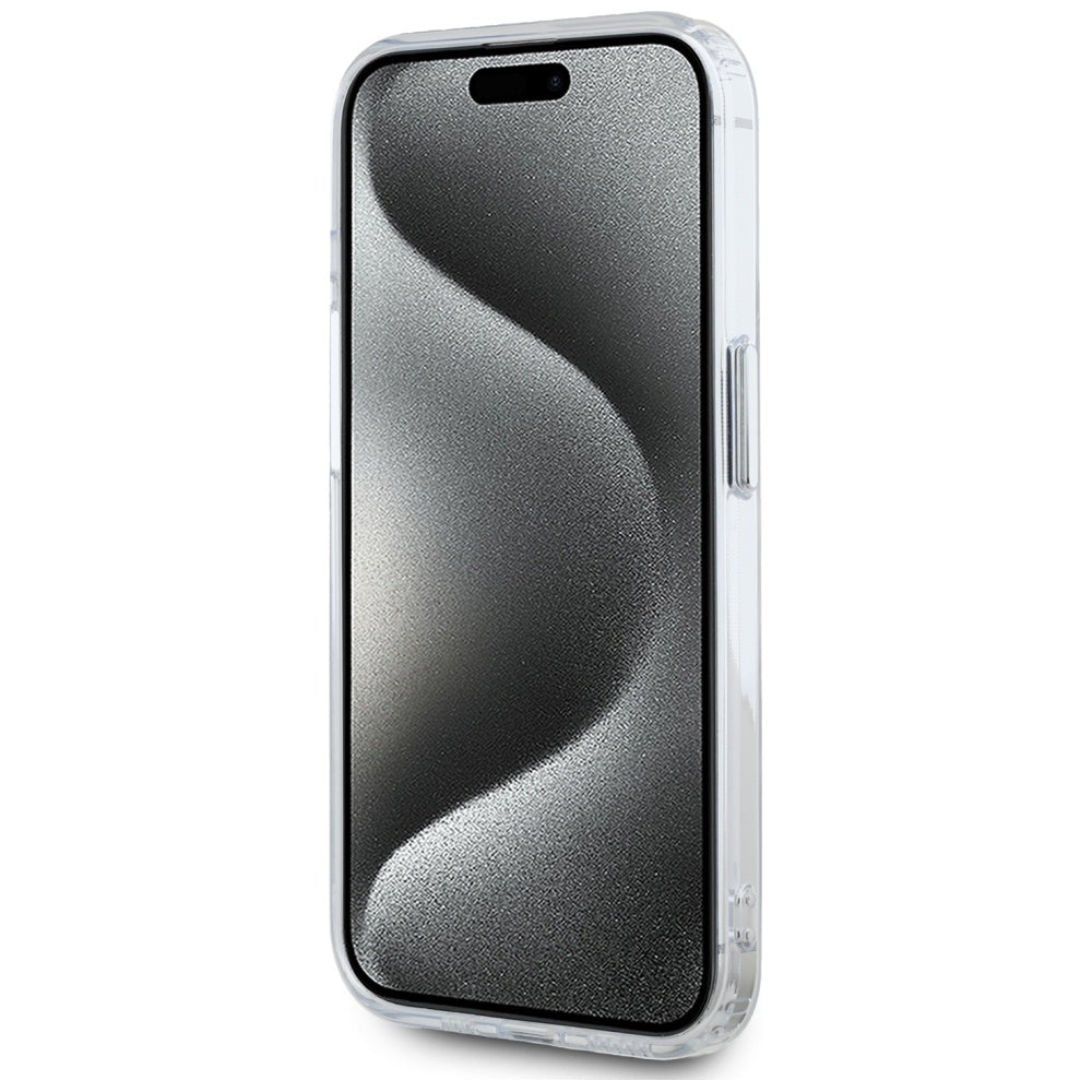 Futrola MagSafe za Apple iPhone 15 Pro, Karl Lagerfeld, IML Metal Karl's Head, Bela